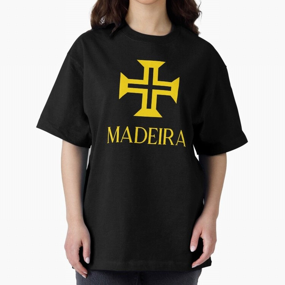 Madeira yellow Oversized T-Shirt Celebrate Every Goal in FIFA World Cup 2026 for Fans of Cristiano Ronaldo, Haaland and CR7 and France, Bringing Fan Favorite Moments, National Team Passion, Big Match Drama and Soccer History; Built for Supporters