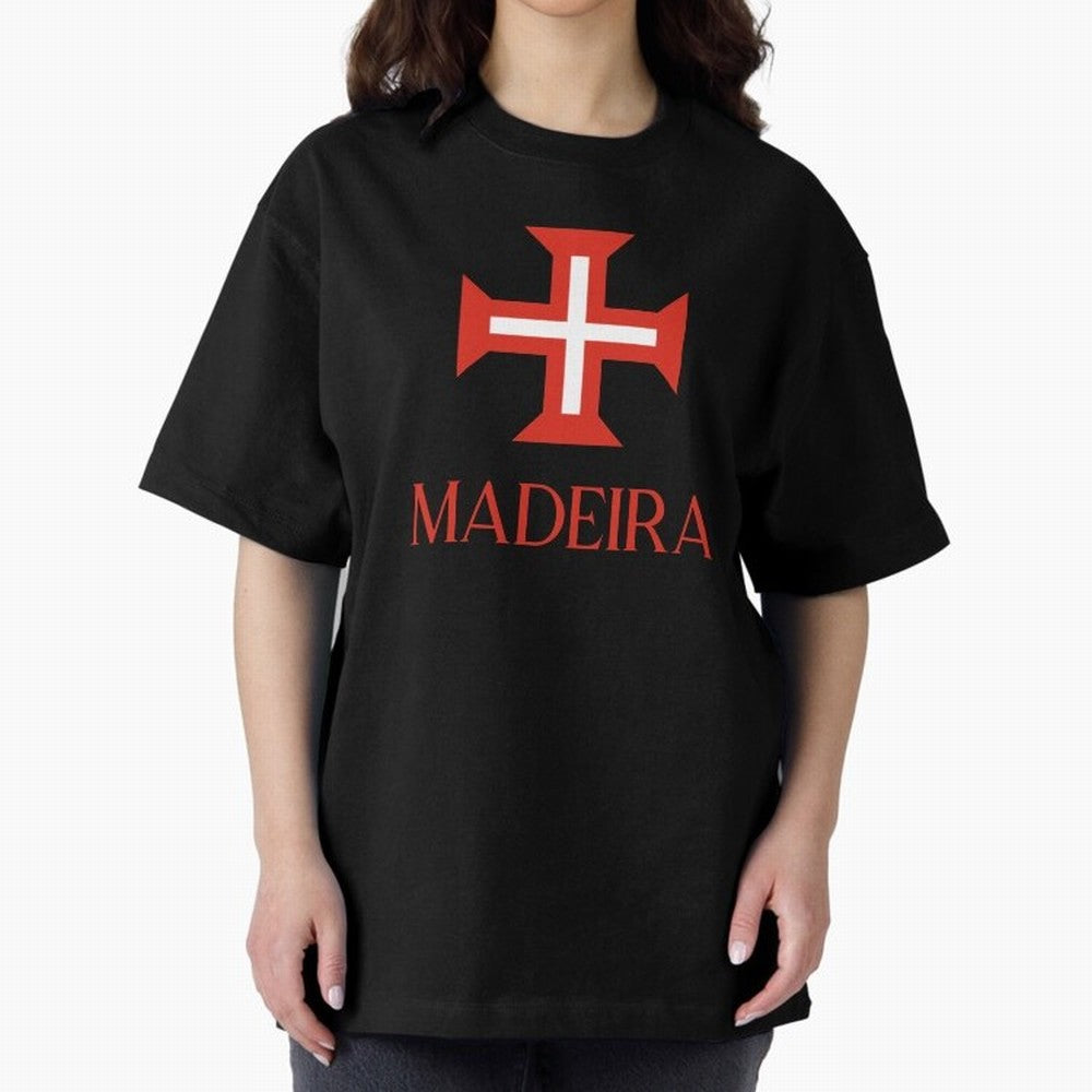 Madeira red Oversized T-Shirt Support the Legends of FIFA World Cup 2026 USA Canada Mexico Built around Messi and Cristiano Ronaldo, France Energy, Soccer Culture, Superstar Moments, National Team Dreams and Competitive Fire; Built for Supporters