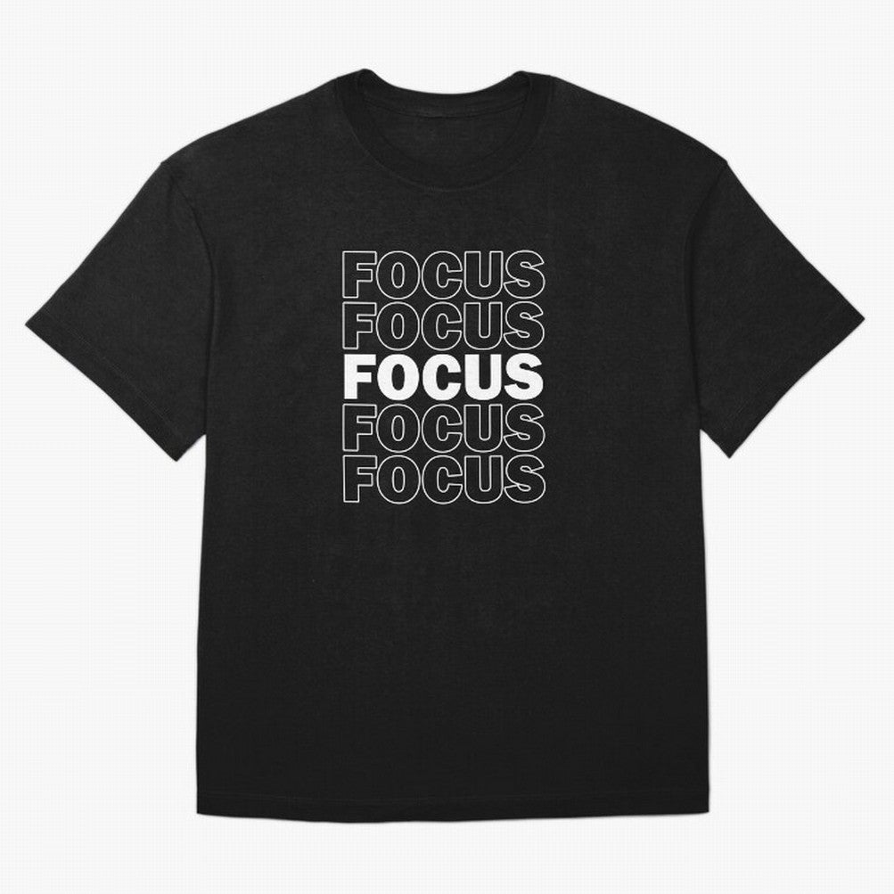Focus Focus Focus (White Design) Oversized T-Shirt Honor FIFA World Cup 2026 Group Stage for Fans of Messi, CR7 and Mbappe and Spain, Bringing Supporter Pride, Iconic Celebrations, Legendary Names and Global Match Day Energy; Perfect for Fans,