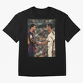 Lionel Messi and Cristiano Ronaldo Oversized T-Shirt Join the Global Buzz around Global Football Passion for FIFA World Cup 2026 USA Canada Mexico, Capturing Neymar, Spain and Netherlands, Football Festival Excitement, Trophy Ambitions, Country