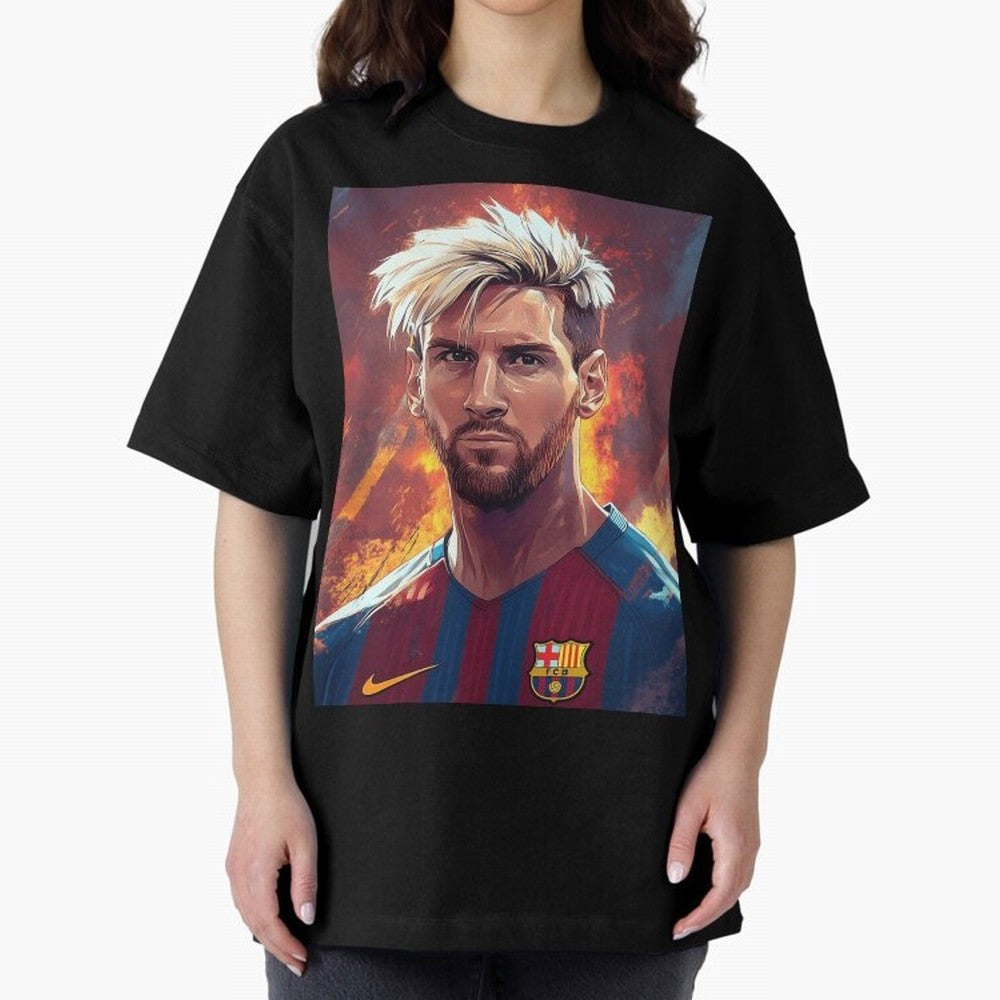 Lionel Messi Oversized T-Shirt Bring Champion Energy into the FIFA World Cup 2026 USA Canada Mexico Journey through Mbappe Highlights, France Pride, Football Festival Excitement, Trophy Ambitions, Country Rivalries and Star Player Buzz; Perfect for