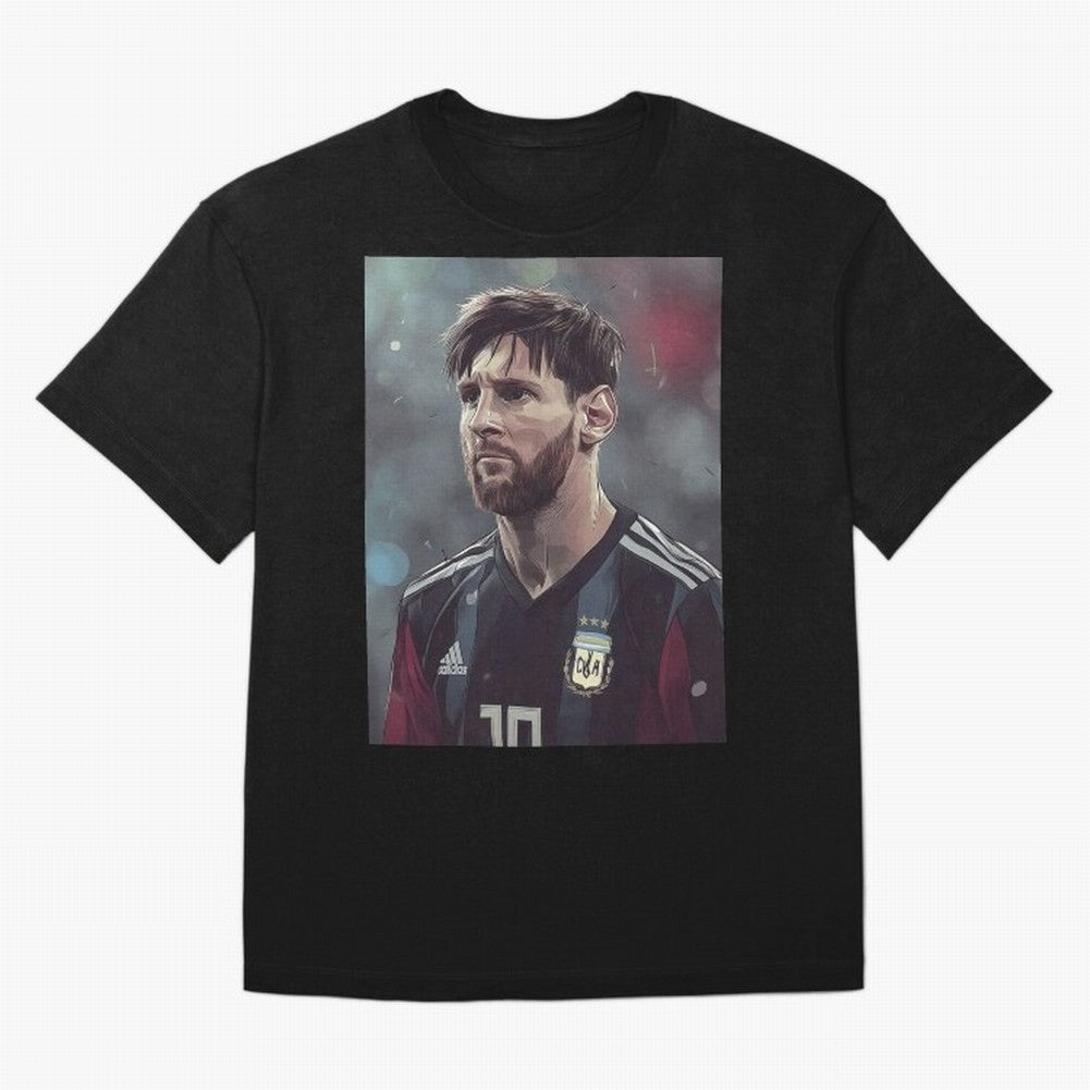 Lionel Messi Oversized T-Shirt Bring Match Day Fire to FIFA World Cup 2026 Connected to Haaland, France and Portugal Energy, Fan Favorite Moments, National Team Passion, Big Match Drama and Soccer History; Made for Die Hard Supporters, Soccer