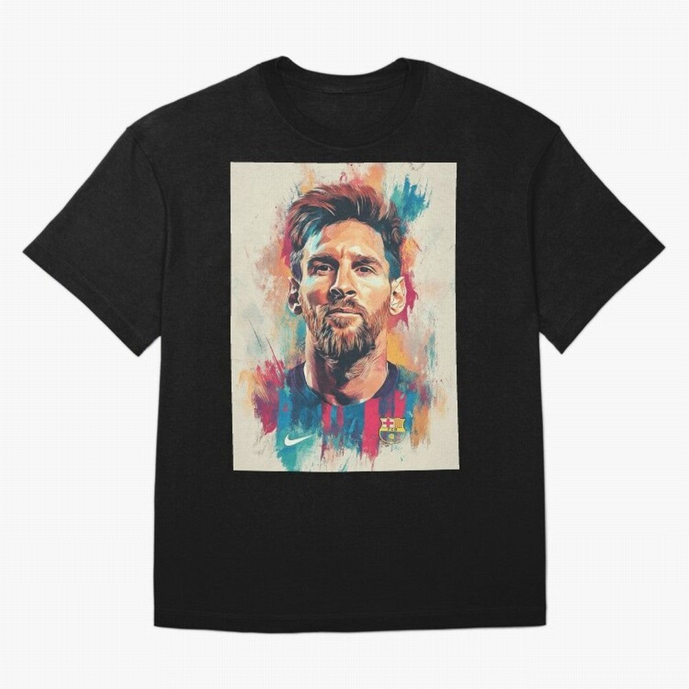 Lionel Messi Oversized T-Shirt Back the Journey through FIFA World Cup 2026 Spirit, Centered on Brazil, Portugal and Argentina, Messi, Championship Spirit, Famous Goals, Roaring Crowds and International Football Unity; Built for Supporters Chasing