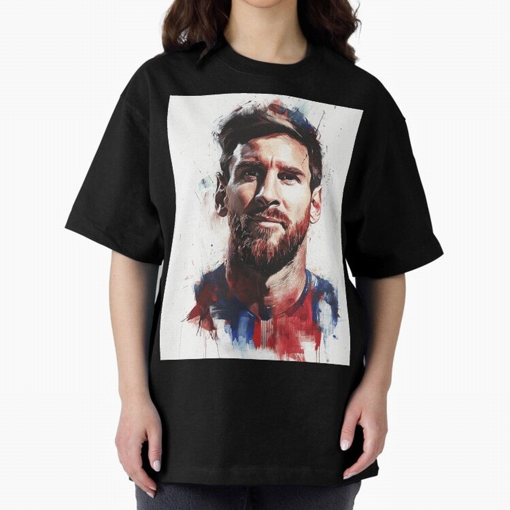 Lionel Messi Oversized T-Shirt Celebrate Golden Goal Energy in FIFA World Cup 2026 Spirit, Celebrating Netherlands, CR7 and Messi, Football History, Final Match Energy, Crowd Noise and Once in a Lifetime Moments; Ideal for Fans Who Follow Messi,