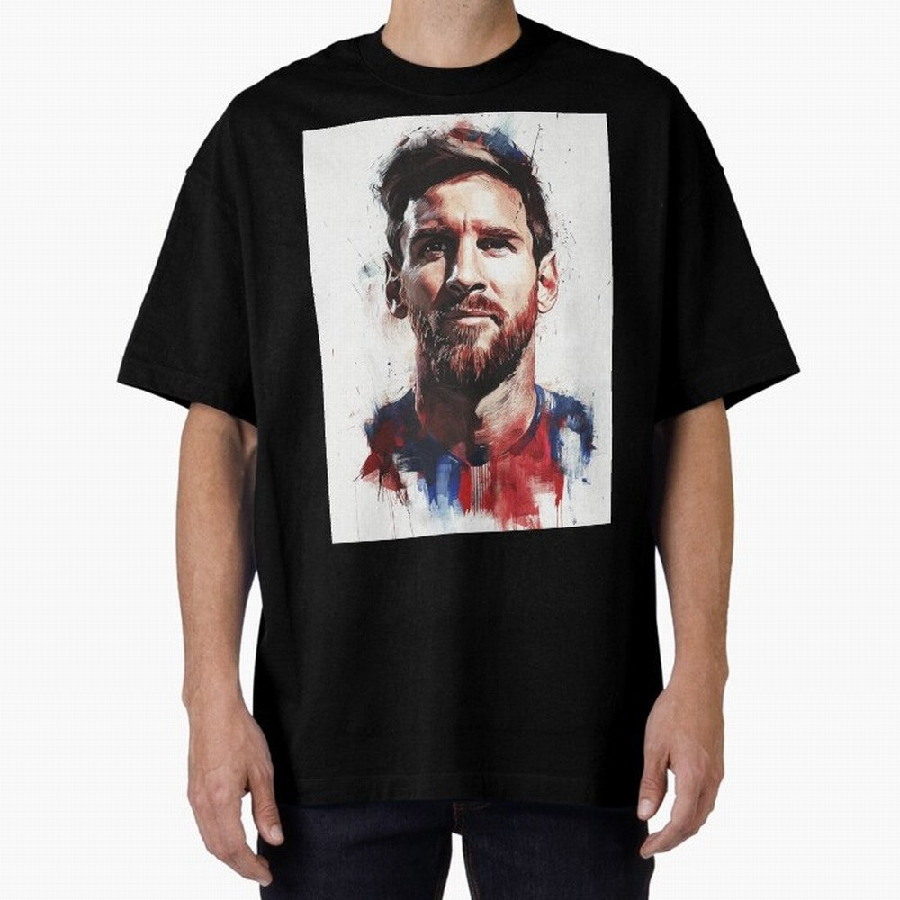 Lionel Messi Oversized T-Shirt Celebrate Golden Goal Energy in FIFA World Cup 2026 Spirit, Celebrating Netherlands, CR7 and Messi, Football History, Final Match Energy, Crowd Noise and Once in a Lifetime Moments; Ideal for Fans Who Follow Messi,