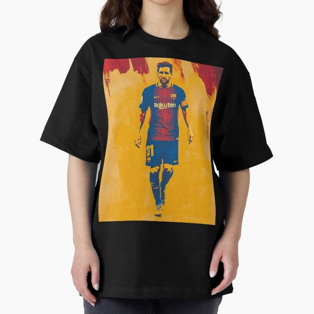 Lionel Messi Oversized T-Shirt Keep Football History Alive during Global Football Passion for FIFA World Cup 2026, Built around Cristiano Ronaldo, France, Football Passion, Legendary Performances, Festival Vibes and Supporter Community; Perfect for