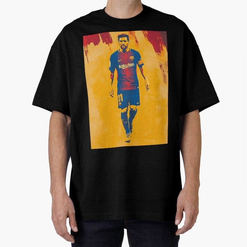 Lionel Messi Oversized T-Shirt Keep Football History Alive during Global Football Passion for FIFA World Cup 2026, Built around Cristiano Ronaldo, France, Football Passion, Legendary Performances, Festival Vibes and Supporter Community; Perfect for