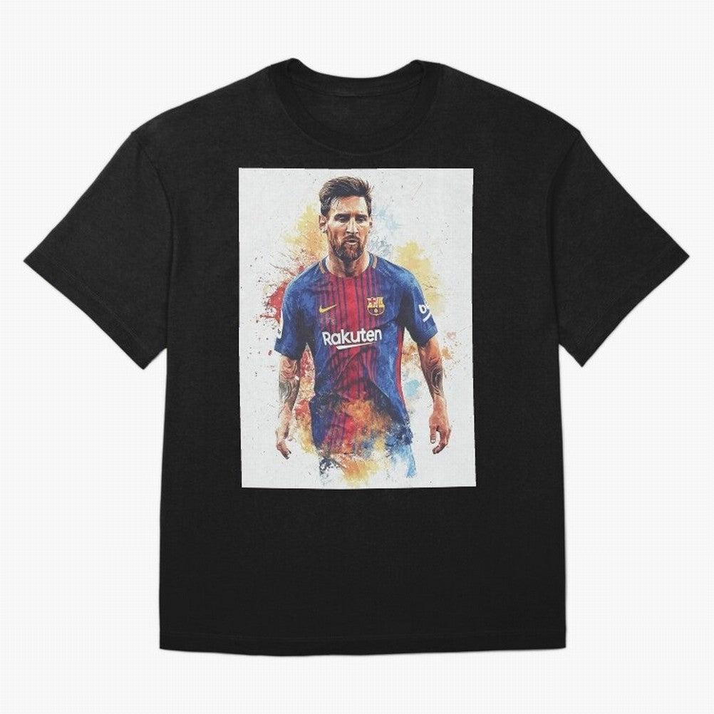 Lionel Messi Oversized T-Shirt Support Iconic Players in FIFA World Cup 2026 Spirit, Driven by Brazil, Portugal and Argentina, Messi, Neymar and Mbappe, Tournament Hype, Historic Matchups, Family Viewing Parties and Global Sports Pride; Perfect for