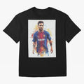 Lionel Messi Oversized T-Shirt Support Iconic Players in FIFA World Cup 2026 Spirit, Driven by Brazil, Portugal and Argentina, Messi, Neymar and Mbappe, Tournament Hype, Historic Matchups, Family Viewing Parties and Global Sports Pride; Perfect for