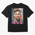 Lionel Messi Oversized T-Shirt Experience Match Day Hype around FIFA World Cup 2026 Group Stage, Messi, Neymar and Mbappe, Germany, Sports Nostalgia, International Competition, Famous Players and Unforgettable Victories; Ideal for Fans Who Follow