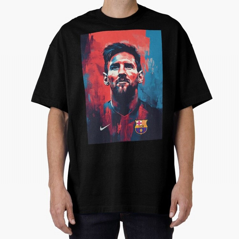 Lionel Messi Oversized T-Shirt Feel the Heartbeat of Match Day Hype around FIFA World Cup 2026 USA Canada Mexico, Neymar, England and Germany, Football Passion, Legendary Performances, Festival Vibes and Supporter Community; Ideal for Fans Who