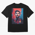Lionel Messi Oversized T-Shirt Feel the Heartbeat of Match Day Hype around FIFA World Cup 2026 USA Canada Mexico, Neymar, England and Germany, Football Passion, Legendary Performances, Festival Vibes and Supporter Community; Ideal for Fans Who