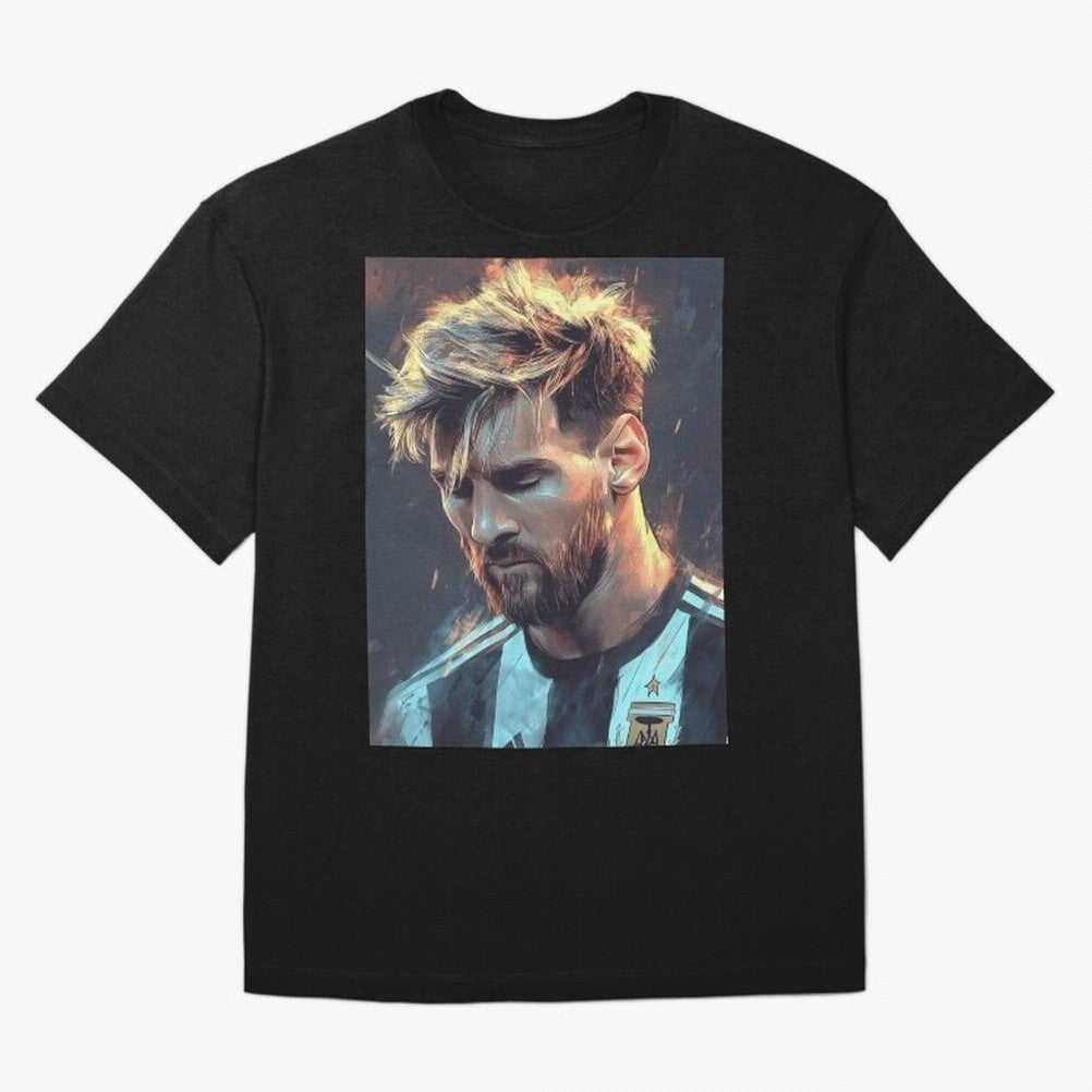 leo Messi Oversized T-Shirt Honor the Football Icons of FIFA World Cup 2026 USA Canada Mexico Spirit, Connected to Portugal, Spain and Germany, Mbappe and Neymar, Football Festival Excitement, Trophy Ambitions, Country Rivalries and Star Player