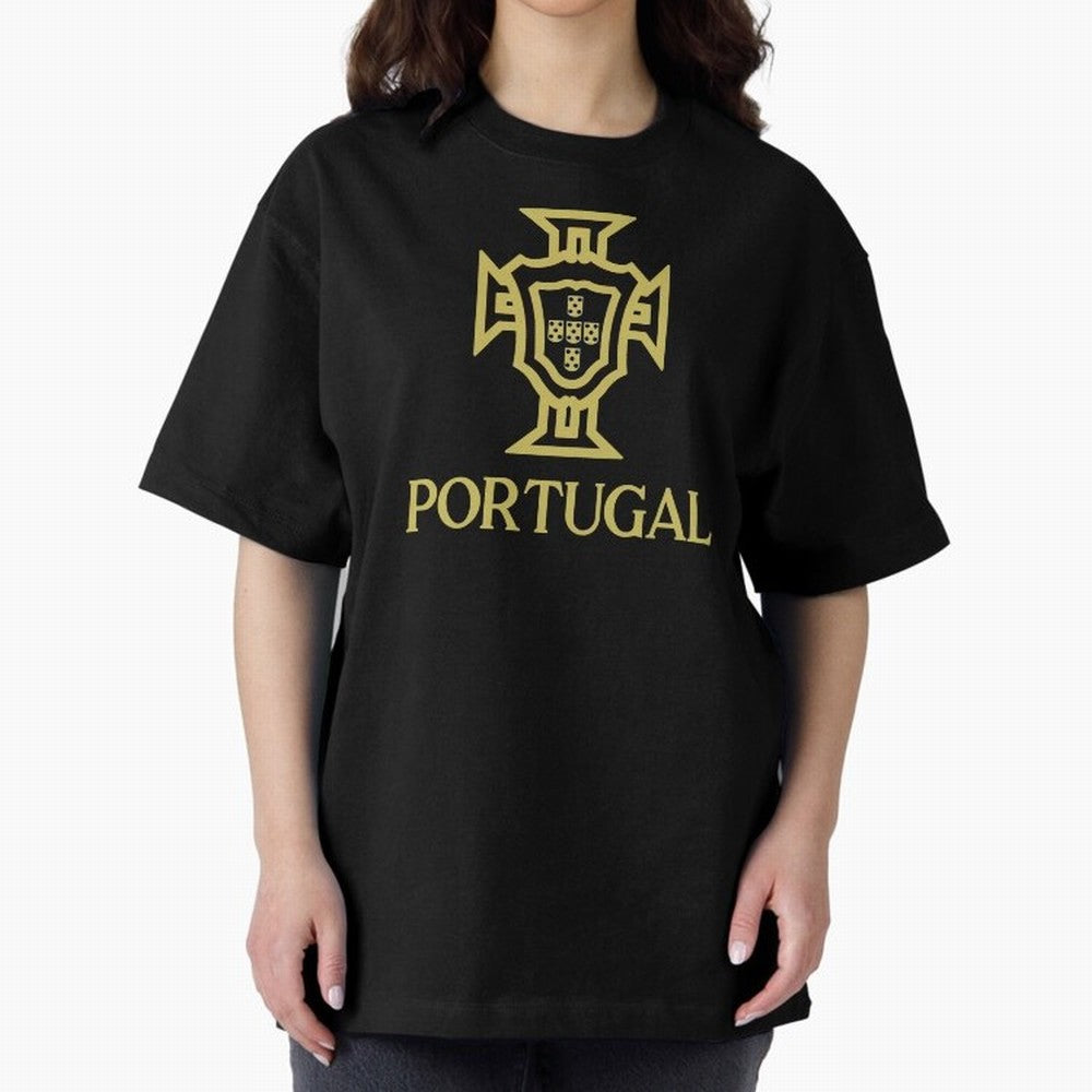 Portugal Oversized T-Shirt Celebrate the Road through FIFA World Cup 2026 USA Canada Mexico Spirit, Centered on Germany, Cristiano Ronaldo, Haaland and CR7, Football History, Final Match Energy, Crowd Noise and Once in a Lifetime Moments; Ideal for