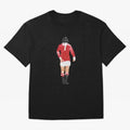 George Best watercolour Manchester United Football Northern Ireland Legend number 7 Man United Red D Oversized T-Shirt Fuel FIFA World Cup 2026 USA Canada Mexico Spirit, Centered on Spain, Neymar, Vintage Soccer Flavor, Modern Football Stars,