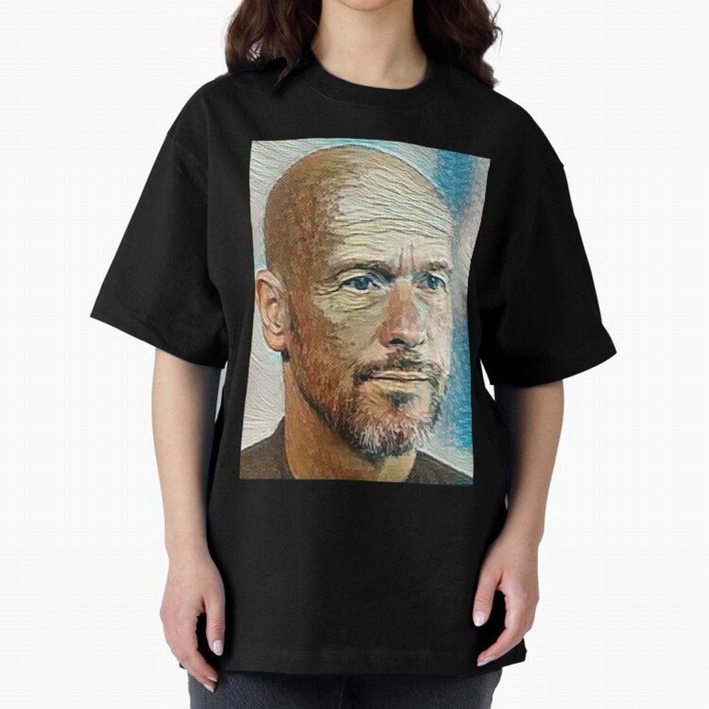 Erik Ten Hag Oversized T-Shirt Celebrate the Magic of FIFA World Cup 2026 USA Canada Mexico for Fans of Messi, Neymar and Mbappe and Argentina, Bringing Football Festival Excitement, Trophy Ambitions, Country Rivalries and Star Player Buzz; Perfect