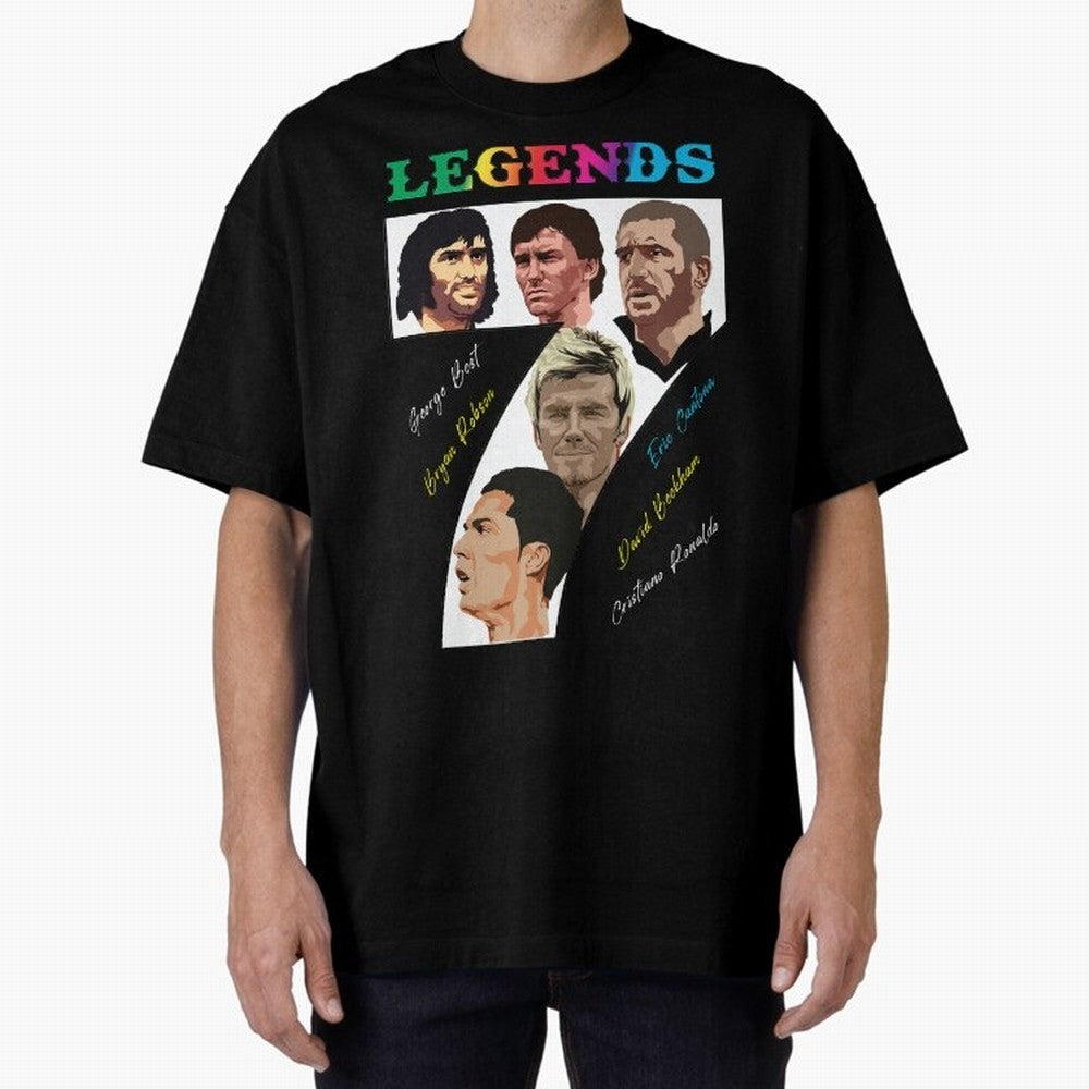 LEGENDS OF FOOTBALL Oversized T-Shirt Turn Every Weekend Toward the FIFA World Cup 2026 Journey through Haaland and Mbappe Highlights, Germany Pride, Football History, Final Match Energy, Crowd Noise and Once in a Lifetime Moments; Great for