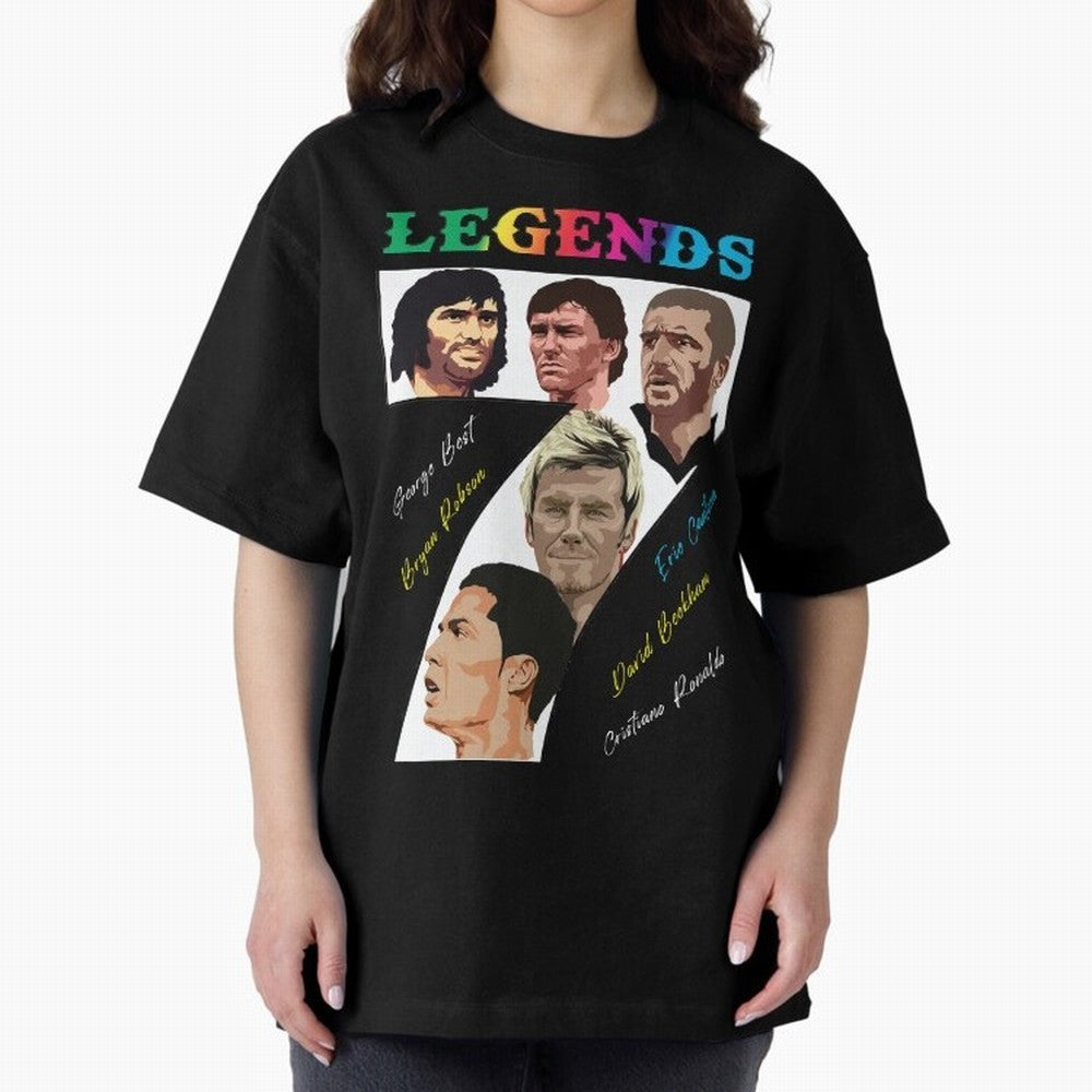 LEGENDS OF FOOTBALL Oversized T-Shirt Turn Every Weekend Toward the FIFA World Cup 2026 Journey through Haaland and Mbappe Highlights, Germany Pride, Football History, Final Match Energy, Crowd Noise and Once in a Lifetime Moments; Great for