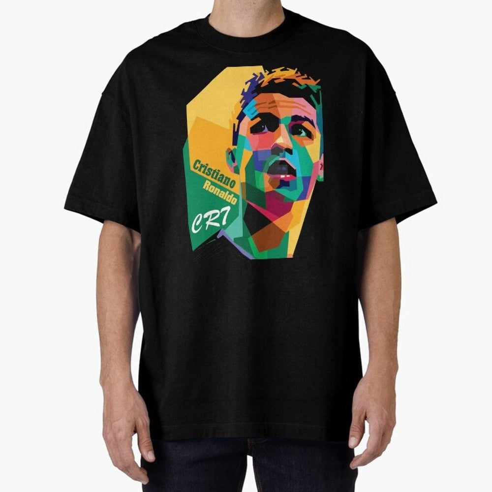 cristiano ronaldo Oversized T-Shirt Celebrate Golden Goal Energy in FIFA World Cup 2026 for Fans of Haaland and Netherlands, Bringing Championship Spirit, Famous Goals, Roaring Crowds and International Football Unity; Built for Supporters Chasing
