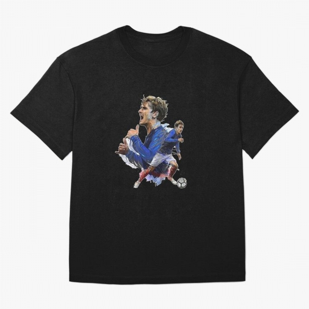 Griezmann Oversized T-Shirt Turn Up for Match Day Hype around FIFA World Cup 2026, Haaland and Mbappe, Spain, Tournament Hype, Historic Matchups, Family Viewing Parties and Global Sports Pride; Created for Match Day Parties, Soccer Gifts, Fan