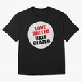 Love United Hate Glazer Oversized T-Shirt Follow Every Goal of FIFA World Cup 2026 USA Canada Mexico for Fans of Mbappe and Neymar and France and Portugal, Bringing Football Passion, Legendary Performances, Festival Vibes and Supporter Community;