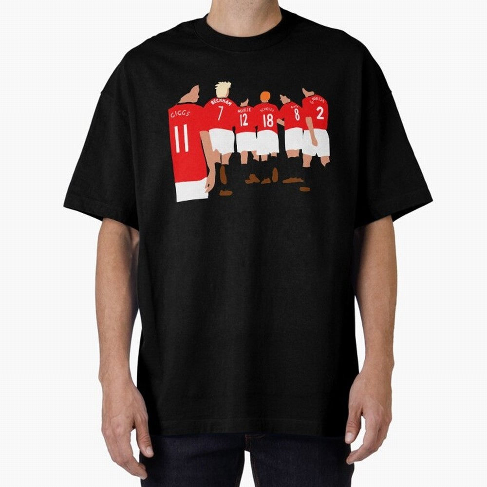 Class of 92 - Manchester United Legends Oversized T-Shirt Stand with FIFA World Cup 2026 Group Stage Made for Messi, Neymar and Mbappe, France Energy, Classic Soccer Heritage, Championship Pressure, Fan Loyalty and International Pride; Ideal for