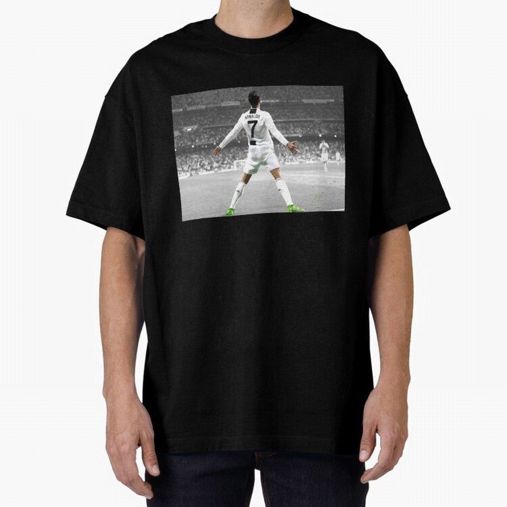 Cristiano Ronaldo Oversized T-Shirt Represent Fans Who Live for FIFA World Cup 2026 Centered on Haaland and Mbappe, Argentina and Brazil Energy, Stadium Memories, Football Loyalty, International Chants and Championship Tradition; Made for
