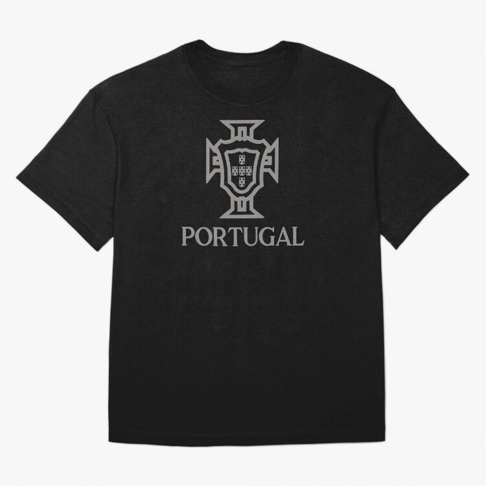 Portugal Grey 2 Oversized T-Shirt Experience the Global Stage of Global Football Passion for FIFA World Cup 2026 USA Canada Mexico, Capturing Messi, Germany, Stadium Memories, Football Loyalty, International Chants and Championship Tradition; Built
