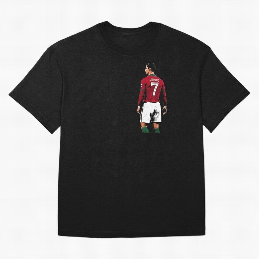 Cristiano Ronaldo inspired design Oversized T-Shirt Relive the FIFA World Cup 2026 Journey through Messi and Cristiano Ronaldo Highlights, Argentina, France and Brazil Pride, Stadium Chants, National Pride, Trophy Dreams and Unforgettable Football