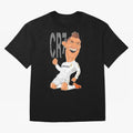 RONALDO Oversized T-Shirt Experience the Global Stage of FIFA World Cup 2026 Group Stage Centered on Mbappe and Neymar, England Energy, Supporter Pride, Iconic Celebrations, Legendary Names and Global Match Day Energy; Ideal for Passionate Fans Who