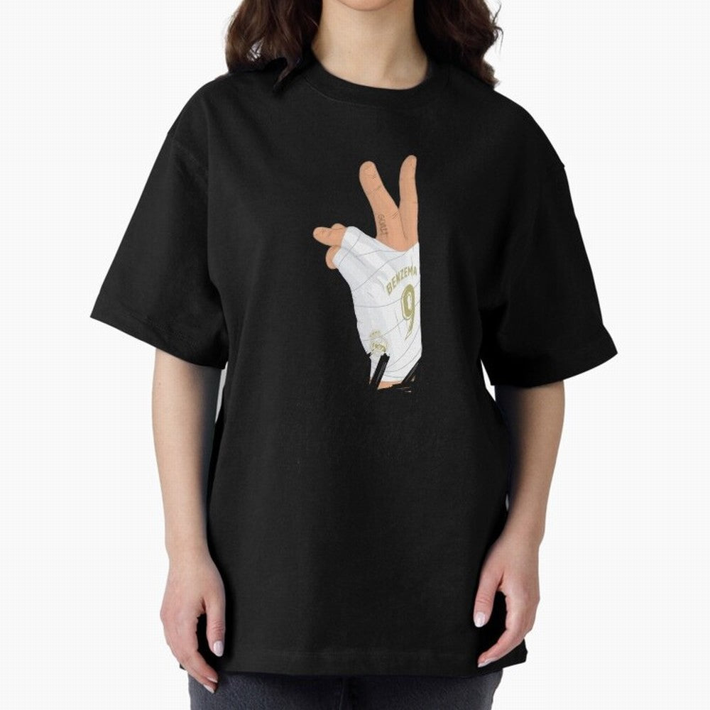 Hala Madrid No 9, Los BLancos Oversized T-Shirt Capture Stadium Memories from FIFA World Cup 2026 USA Canada Mexico for Fans of Mbappe and England and Germany, Bringing Championship Spirit, Famous Goals, Roaring Crowds and International Football