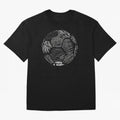 Soccer ball Oversized T-Shirt Join the FIFA World Cup 2026 USA Canada Mexico Journey through Cristiano Ronaldo, Haaland and CR7 Highlights, Portugal Pride, Vintage Soccer Flavor, Modern Football Stars, National Flags and Final Night Emotion;