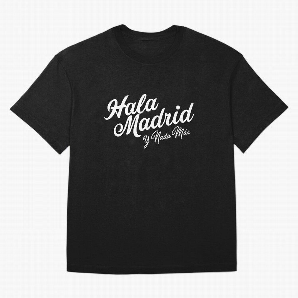 HALA MADRID Oversized T-Shirt Bring International Match Energy to Global Football Passion for FIFA World Cup 2026, Driven by Haaland and Mbappe, Brazil, Portugal and Argentina, Fan Favorite Moments, National Team Passion, Big Match Drama and Soccer