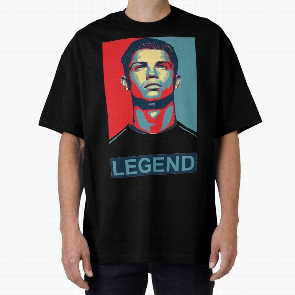 cristiano ronaldo legend Es Oversized T-Shirt Turn Up for the FIFA World Cup 2026 USA Canada Mexico Journey through Messi and Cristiano Ronaldo Highlights, France and Portugal Pride, Football Passion, Legendary Performances, Festival Vibes and
