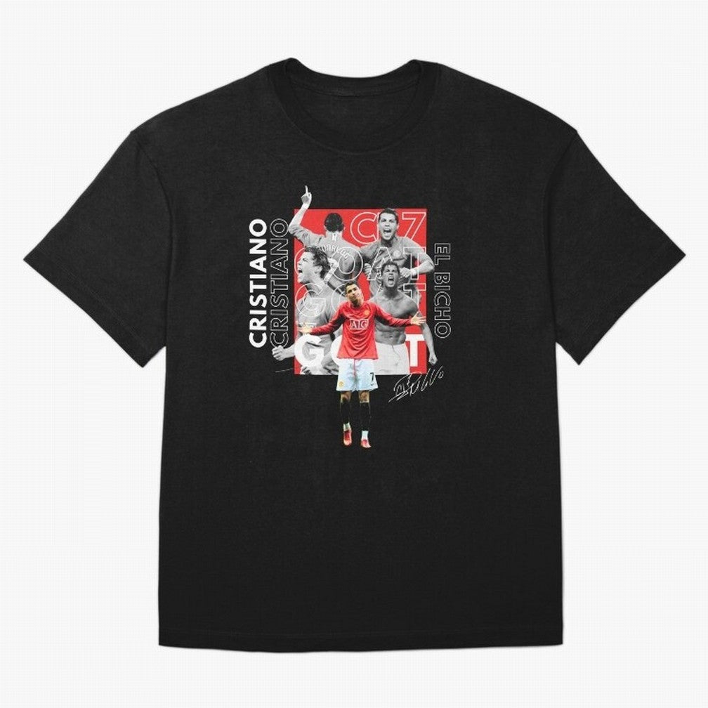 Cristiano Ronaldo CR7 Oversized T-Shirt Relive Legendary Nights from Global Football Passion for FIFA World Cup 2026 Group Stage, Driven by Messi, CR7 and Mbappe, Portugal, Spain and Germany, Champion Mindset, Group Stage Buzz, Knockout Tension and