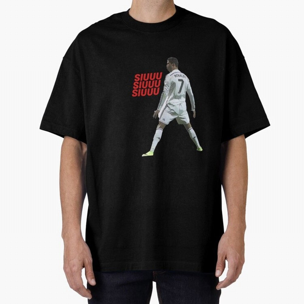 SIUUU #25 Oversized T-Shirt Create FIFA World Cup 2026 Group Stage for Fans of Neymar and Brazil, Portugal and Argentina, Bringing Classic Soccer Heritage, Championship Pressure, Fan Loyalty and International Pride; Ideal for Football Dads,