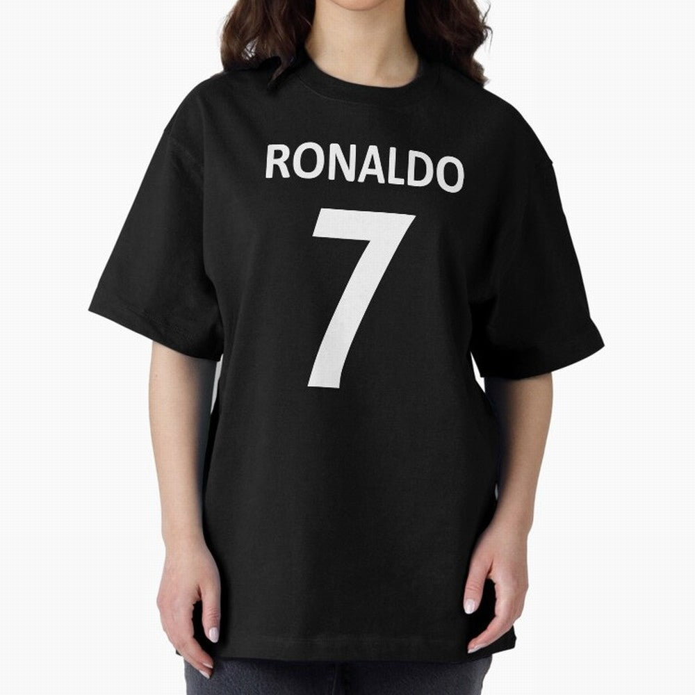 RONALDO NO.7 Oversized T-Shirt Follow Every Goal of the FIFA World Cup 2026 Journey through Messi and Cristiano Ronaldo Highlights, England and Germany Pride, Champion Mindset, Group Stage Buzz, Knockout Tension and Passionate Fan Culture; Ideal