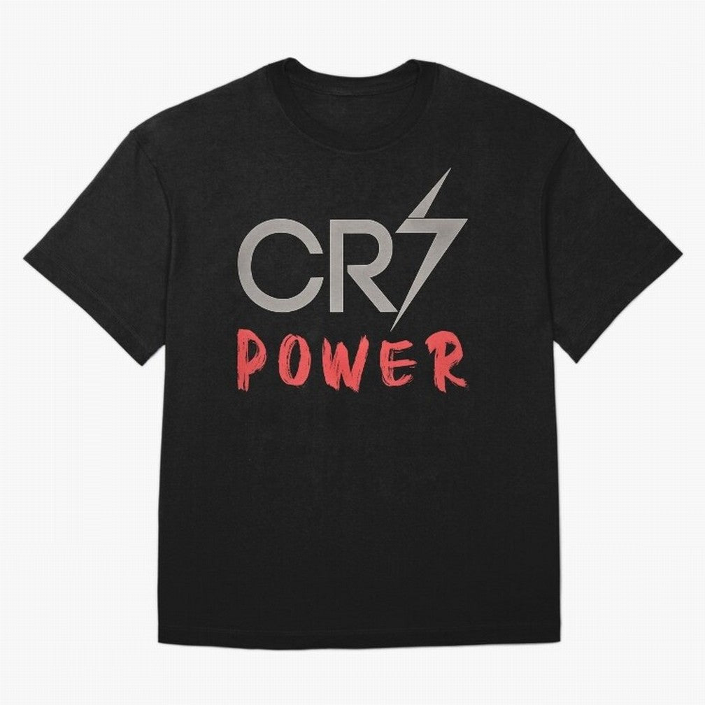 CR7 Power 2 Oversized T-Shirt Celebrate Football Dreams Across FIFA World Cup 2026 Group Stage Featuring Haaland and Mbappe, Argentina, France and Brazil Energy, Soccer Culture, Superstar Moments, National Team Dreams and Competitive Fire; Ideal