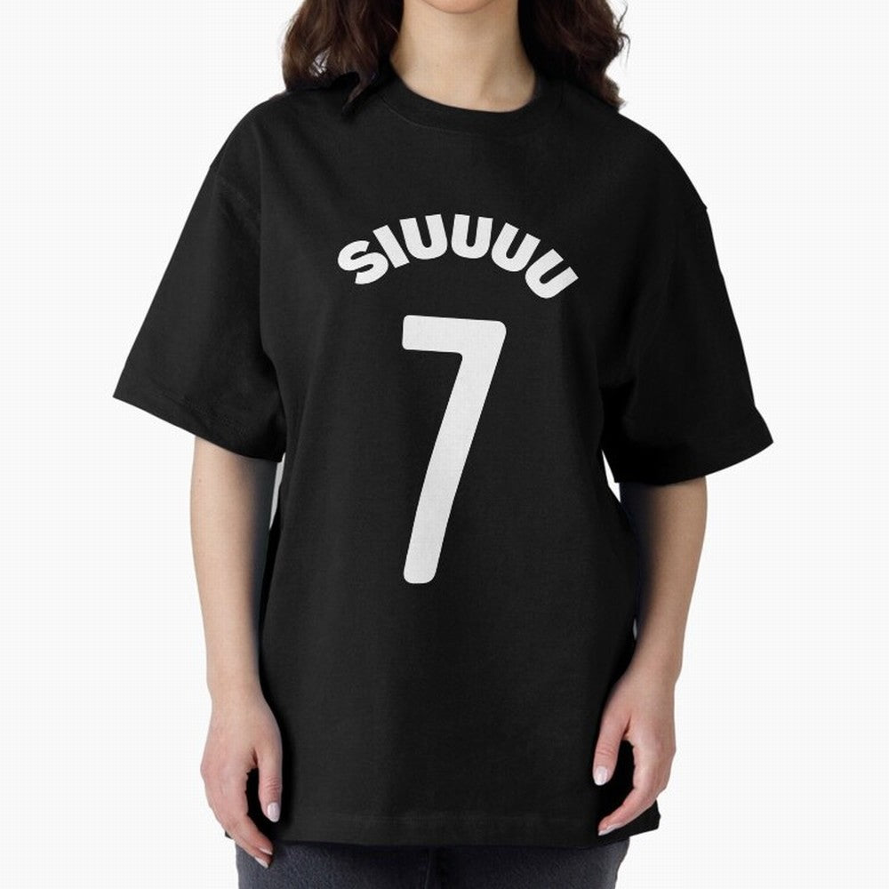 SIUUU Oversized T-Shirt Bring FIFA World Cup 2026 Group Stage for Fans of CR7 and Messi and Germany, Bringing Supporter Pride, Iconic Celebrations, Legendary Names and Global Match Day Energy; Perfect for Fans, Collectors, Family Gatherings, Watch