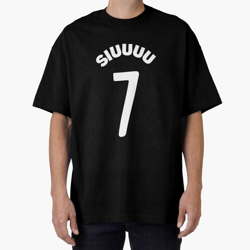 SIUUU Oversized T-Shirt Bring FIFA World Cup 2026 Group Stage for Fans of CR7 and Messi and Germany, Bringing Supporter Pride, Iconic Celebrations, Legendary Names and Global Match Day Energy; Perfect for Fans, Collectors, Family Gatherings, Watch