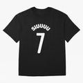 SIUUU Oversized T-Shirt Bring FIFA World Cup 2026 Group Stage for Fans of CR7 and Messi and Germany, Bringing Supporter Pride, Iconic Celebrations, Legendary Names and Global Match Day Energy; Perfect for Fans, Collectors, Family Gatherings, Watch
