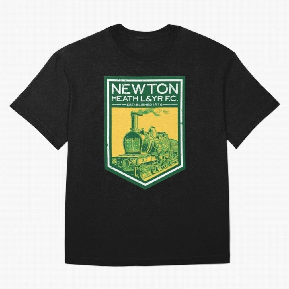 Manchester United Newton Heath 1878 Oversized T-Shirt Stand with Match Day Hype around FIFA World Cup 2026, Messi, CR7 and Mbappe, Brazil, Portugal and Argentina, Match Day Excitement, Supporter Culture, Golden Goals and Global Football Passion;