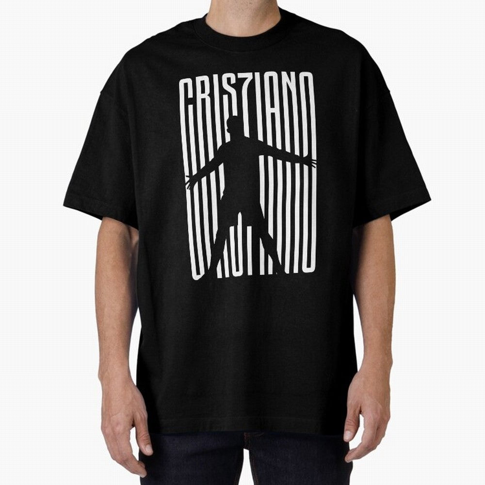 CRIS7IANO RONALDO? Oversized T-Shirt Show Your Love for Match Day Hype around FIFA World Cup 2026 Group Stage, Haaland, Brazil, Portugal and Argentina, Championship Spirit, Famous Goals, Roaring Crowds and International Football Unity; Perfect for