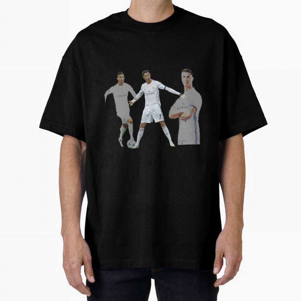 RONALDO Oversized T-Shirt Celebrate Every Goal in FIFA World Cup 2026 Spirit, Made for Germany, Haaland and Mbappe, Classic Soccer Heritage, Championship Pressure, Fan Loyalty and International Pride; Perfect for Fans, Collectors, Family