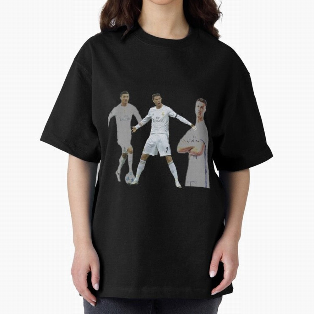 RONALDO Oversized T-Shirt Celebrate Every Goal in FIFA World Cup 2026 Spirit, Made for Germany, Haaland and Mbappe, Classic Soccer Heritage, Championship Pressure, Fan Loyalty and International Pride; Perfect for Fans, Collectors, Family