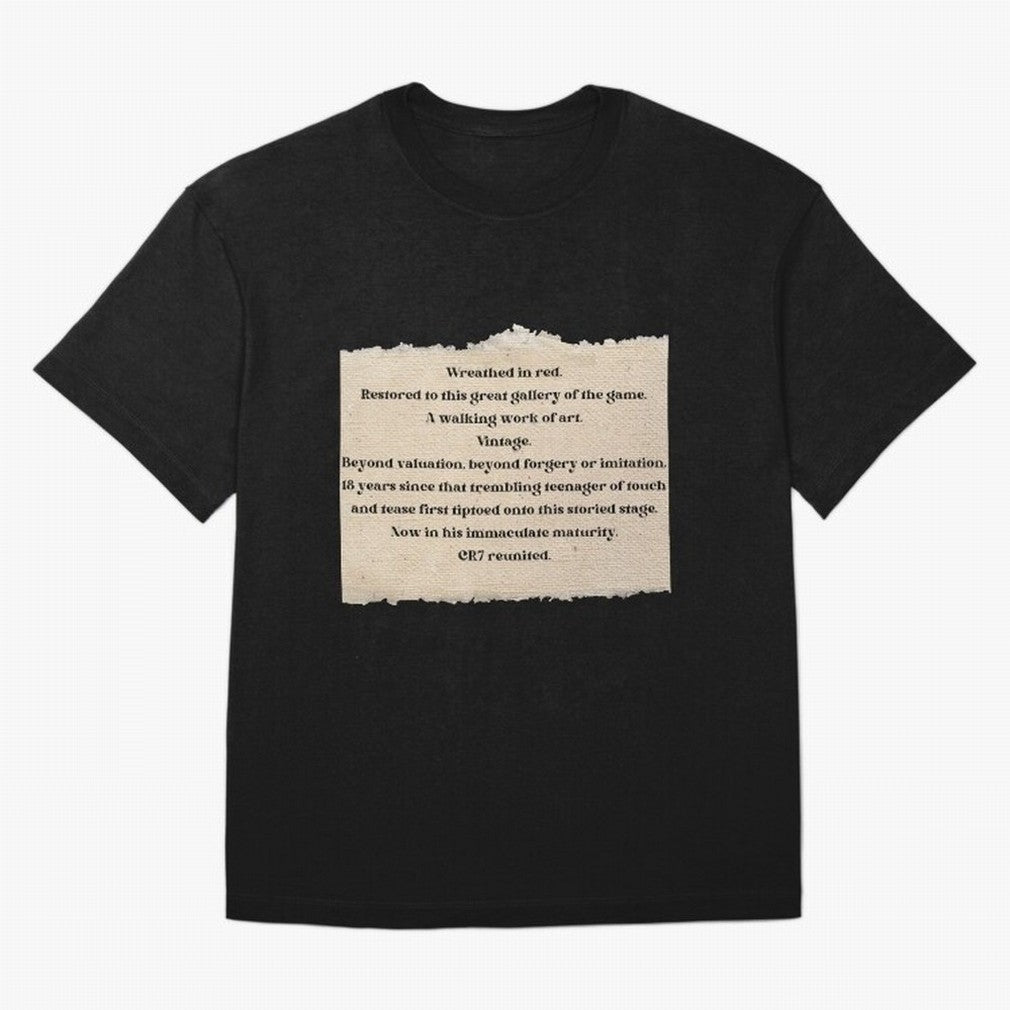 Cristiano Ronaldo Peter Drury Oversized T-Shirt Bring International Match Energy to FIFA World Cup 2026 for Fans of Mbappe and Spain, Bringing Stadium Chants, National Pride, Trophy Dreams and Unforgettable Football Memories; Great for Watch