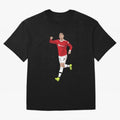 Cristiano Ronaldo Right Here Goal Celebration Oversized T-Shirt Back the Journey through the FIFA World Cup 2026 Journey through Cristiano Ronaldo Highlights, Argentina, France and Brazil Pride, Fan Favorite Moments, National Team Passion, Big