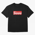 Siuu Oversized T-Shirt Support Iconic Players in FIFA World Cup 2026 Group Stage Spirit, Filled with Argentina, Mbappe and Neymar, Champion Mindset, Group Stage Buzz, Knockout Tension and Passionate Fan Culture; Great for Supporters Who Love