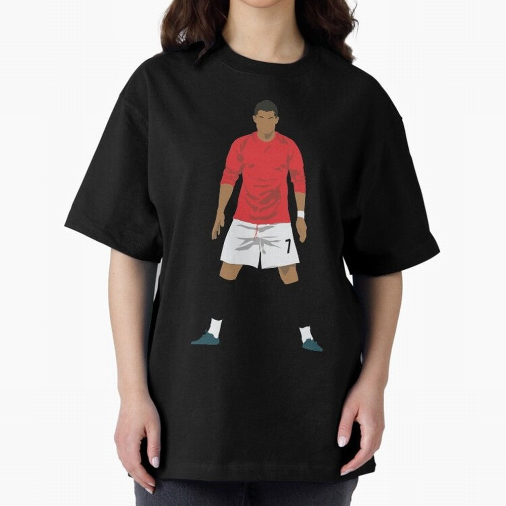 Cristiano Ronaldo MUFC Oversized T-Shirt Stand with FIFA World Cup 2026 USA Canada Mexico Driven by Mbappe, England and Germany Energy, Worldwide Fan Energy, Dramatic Goals, Stadium Lights and Championship Celebrations; Great for Supporters Who