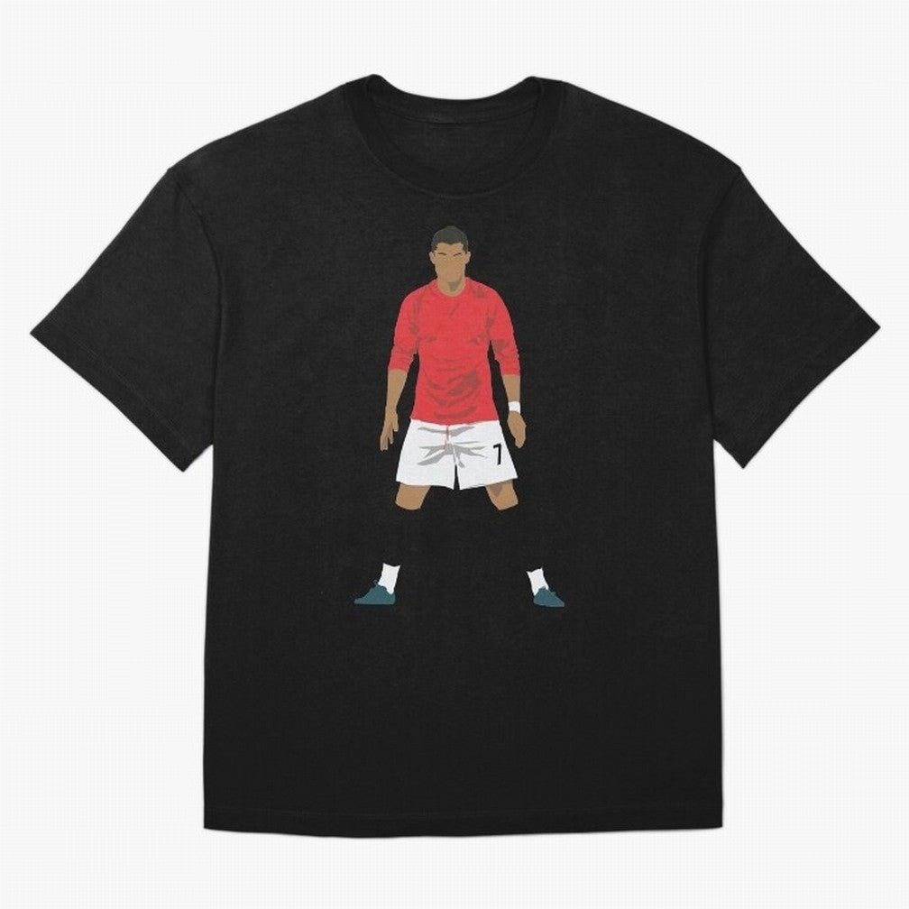 Cristiano Ronaldo MUFC Oversized T-Shirt Stand with FIFA World Cup 2026 USA Canada Mexico Driven by Mbappe, England and Germany Energy, Worldwide Fan Energy, Dramatic Goals, Stadium Lights and Championship Celebrations; Great for Supporters Who